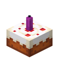 Cake with Magenta Candle.png