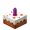 Cake with Magenta Candle