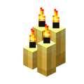 Four Yellow Candles (lit).png
