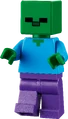 LEGO Minecraft Zombie minifigure.