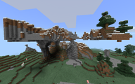 A large overhang occasionally found in Windswept Hills biomes.