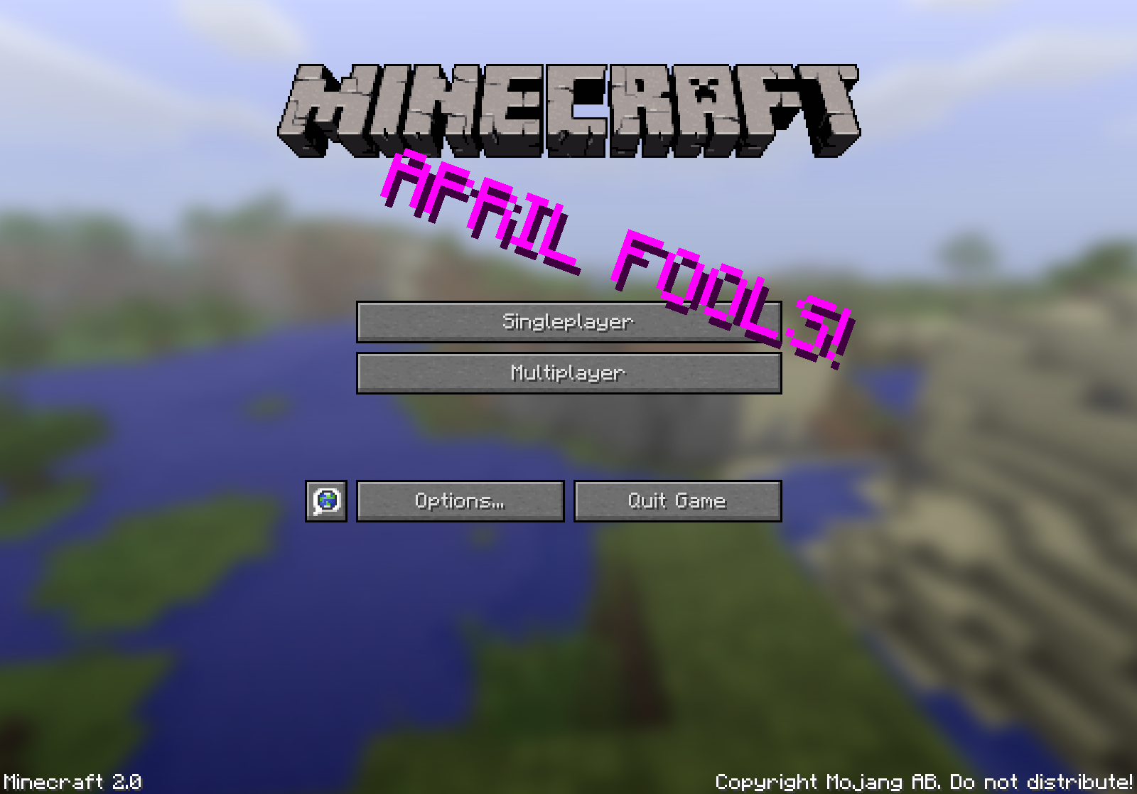 Minecraft 2.0 Download - April Fools Update 