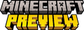 Minecraft Previewのロゴ