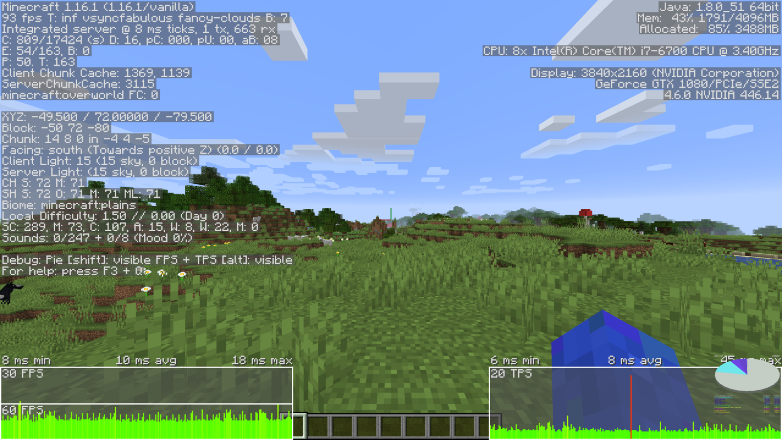 Minecraft 座標などが確認できるデバッグ画面の見方を解説 またりんの限界日記