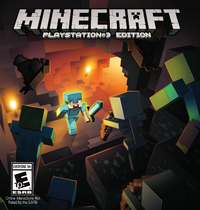 Minecraft PS3 Edition US Retall Cover Art