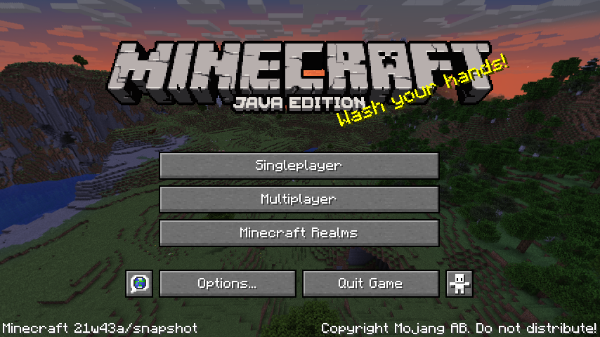 Java Edition 21w43a Minecraft Wiki