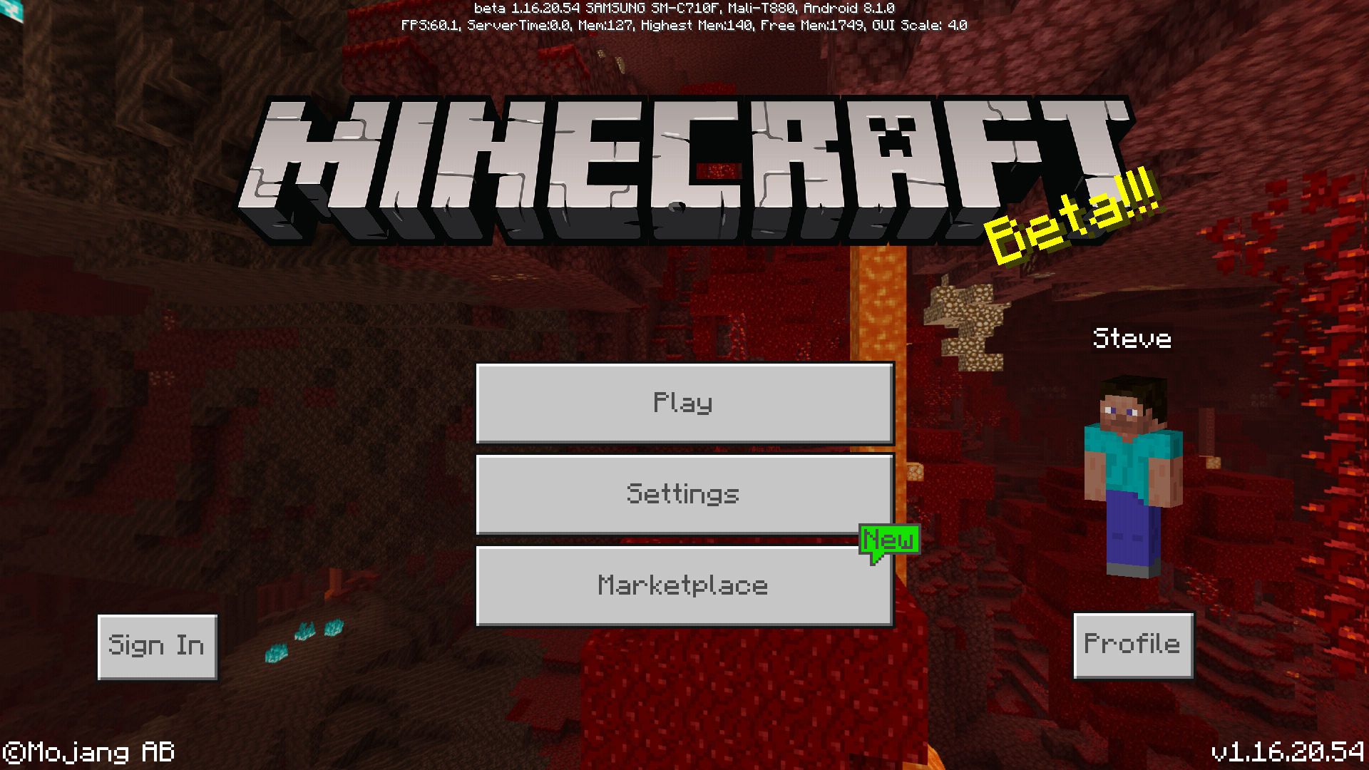 Bedrock Edition Beta 1 16 54 Minecraft Wiki
