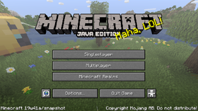 Java Edition 19w41a Minecraft Wiki Fandom