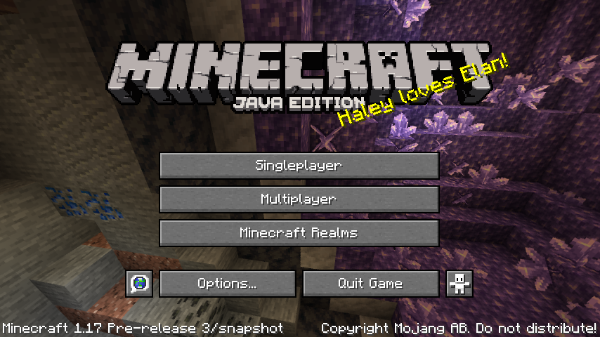 Java Edition 1 17 Pre Release 3 Minecraft Wiki