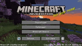 Java Edition 23w40a