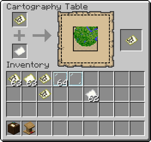 Cartography table UI zoom
