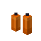 Two Orange Candles