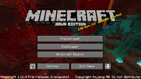 Java Edition 1.16.4 Pre-release 2
