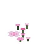Pink Petals (flower amount 3) JE2