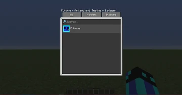 社交設定画面の見え方。