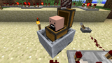 Minecart with chest and head thing