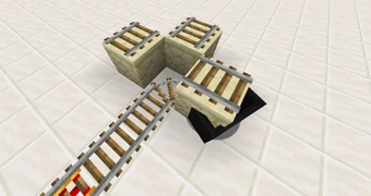 埋もれたトロッコ