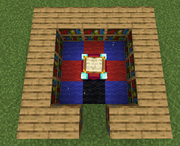 Enchantment table bookshelf placement 1.18.2