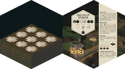 Minecraft Blockopediaの1ページ - 日光センサーについて