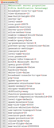 Server Properties Minecraft Wiki