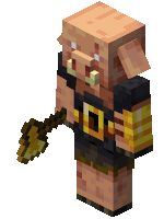 ピグリンブルートがゾンビピグリンに変化している。