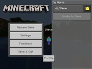 Game Menu Bedrock 1.13