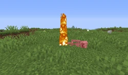 Bedrock Editionでの死んでいるスケルトン。