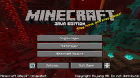 Java Edition w14 Minecraft Wiki