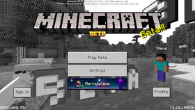 Bedrock 1.16.100.50