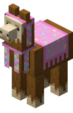 Pink Carpeted Llama