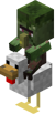 Chicken Zombie Farmer Jockey