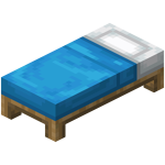 Light Blue Bed
