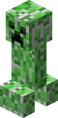 The old creeper model. Note that the bottom of the feet has different colors then the current model, which has darker greens and black.