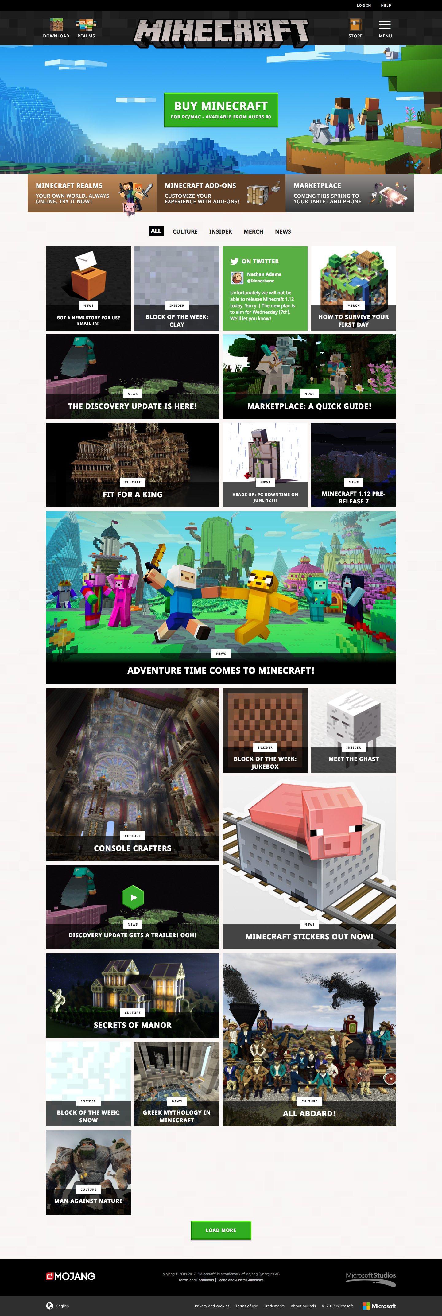 Minecraftウェブサイト Minecraft Wiki