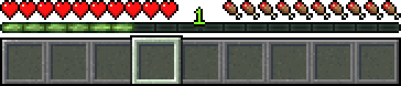 Hotbar with xp