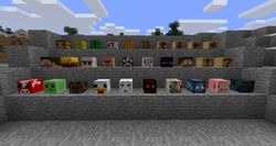 마인크래프트 닭 머리