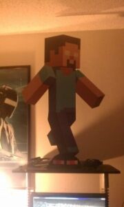 Herobrine statue