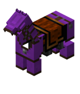 Purple Leather Horse Armor