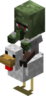 Chicken Zombie Librarian Jockey