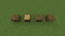 Wood and Logs seen beside together