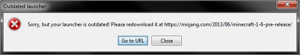 Launcher Outdated
