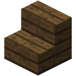 Sparrenhouten trap