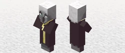 Een oproeper draagt een pruik bij "Meet the Evoker", als een verwijzing naar een game Age of Empires.