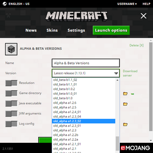 Minecraft Launcher - Minecraft Wiki