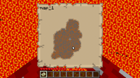 Een kaart in de Nether
