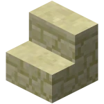 Zandstenen trap