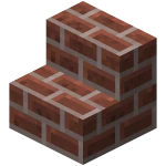 Bakstenen trap