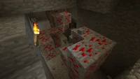 Heel veel Redstone-erts