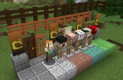Harnashouders op de poster van de 1.8-update.
