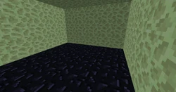 Een ondergronds spawnplatform.